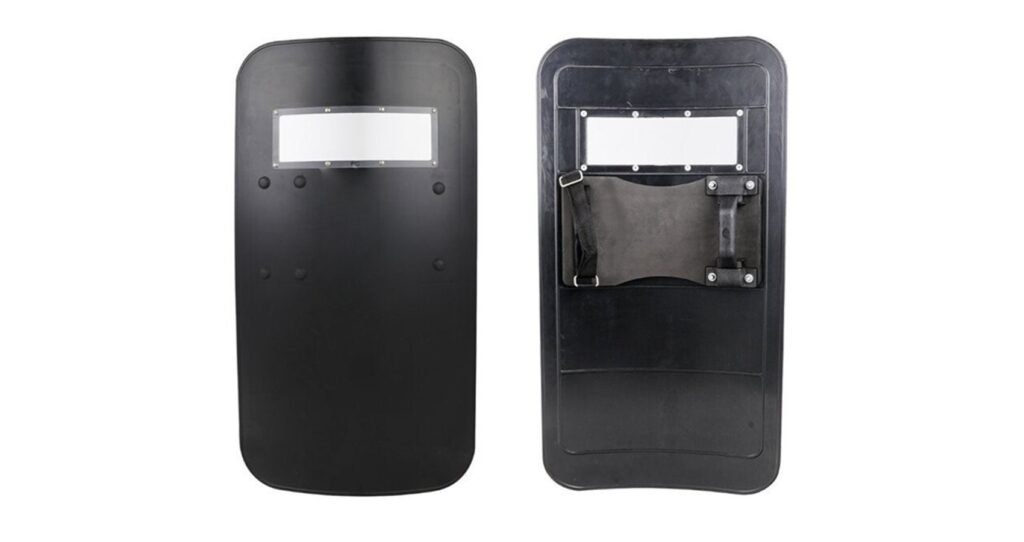 NIJ III Handheld Bulletproof Shield with Window