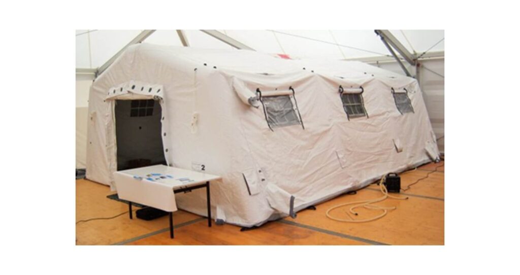 Modular Inflatable Tent